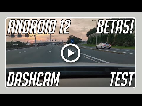 Android 12 Beta5 OnePlus 7T Pro Dashcam test OpenCam @imationedit