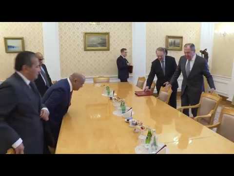 russian movie С.Лавров и Х.Аль-Ямани