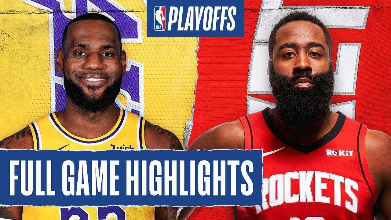 Lakers At Rockets Full Game Highlights September 10 2020 Youtube