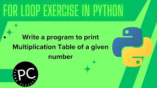 For Loop Exercise in PYTHON