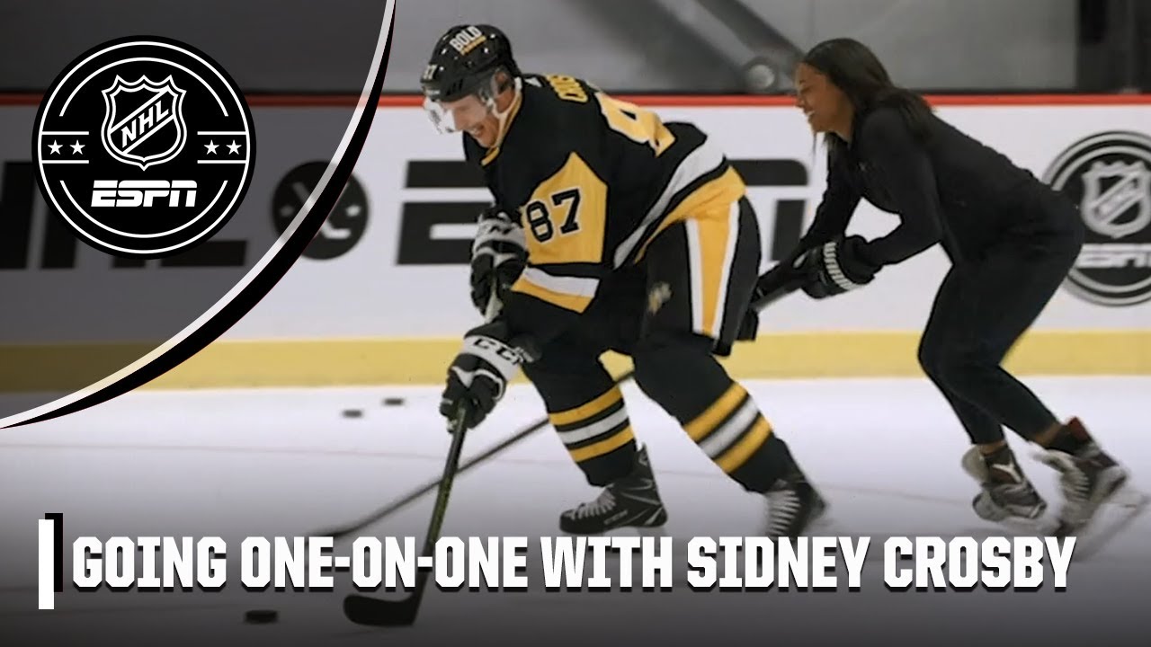 Sidney Crosby shows off the art of puck protection | Breaking The Ice ...