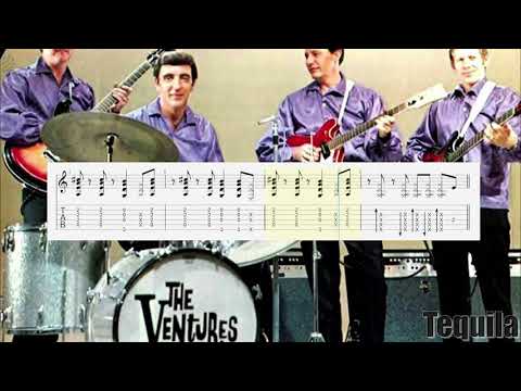 How to play " The Ventures - tequila" on guitar (Tabs) Fingerstyle