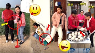 Mother-in-law’s attitude towards her daughter-in-law and daughter-in-law#funnyvideo #fails  #funny