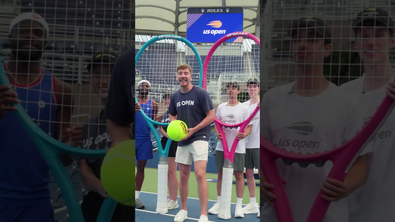 2026 US Open 🤝 MrBeast 🎾