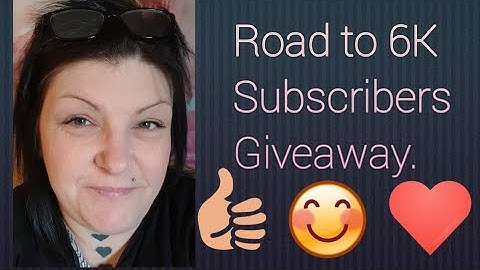 Road to 6k Giveaway. xxx