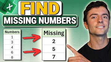 How to Find Missing Numbers in Excel (in 2 minutes)
