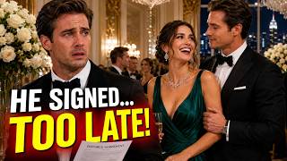 The Billionaire Signed the Divorce Papers—Then Saw His Ex-Wife Laughing With Another Man