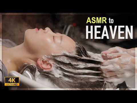 ASMR 😪ヘッドスパで天国を発見しました。 シャンプーasmrで快適に眠ります。