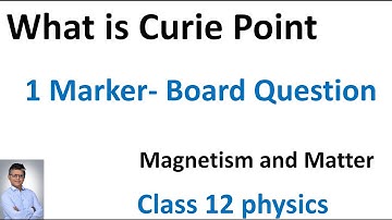Magnetism|| What is Curie Point||Class 12 Physics Multiple Choice Question