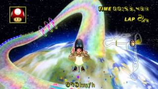 [MKWii] Rainbow Road 2:22.485 (TAS)