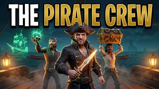 Exploring in sea of thieves with the crew