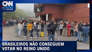 Erro da Justiça Eleitoral impede voto de dezenas de brasileiros em Londres | CNN ELEIÇÕES