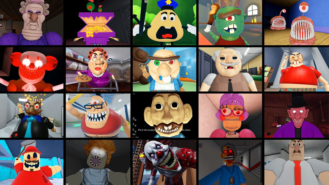 GRUMPY GRAN!,EPIC SCHOOL ESCAPE,GRUMPY GRAN!SCARY OBBY,Team Dentist,Tim Farm,ROBLOX JUMPSCARES