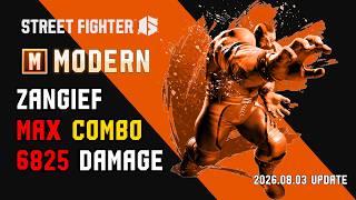 Zangief Modern Max Combo 6825