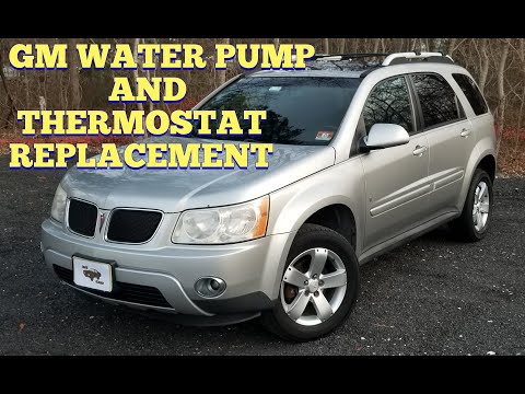 Pontiac Torrent V-6 Water Pump and Thermostat Replacement