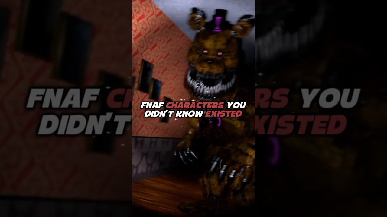 FNAF Characters You Didn't Know Existed 🤔 #fnaf #fivenightsatfreddys #fnafedit #shorts