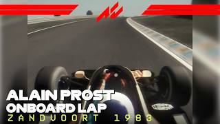 This is how Zandvoort was in 1983! | Alain Prost Onboard | #assettocorsa @ProphetimusYT