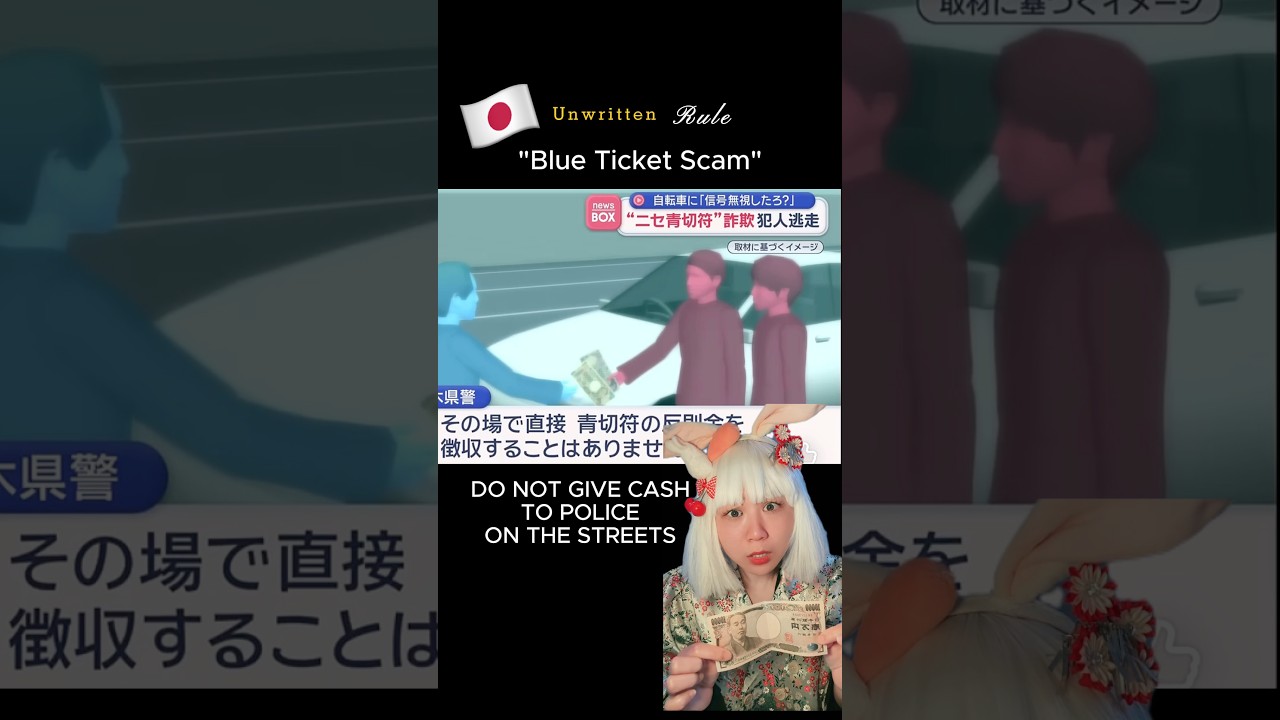 ⚠️Japan’s Fake Bicycle Police scams foreigners & students 👮 be careful