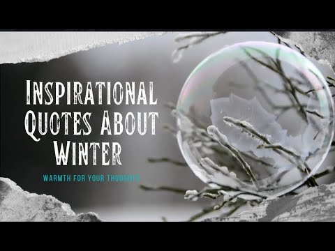 ❄️Inspirational Quotes About Winter❄️