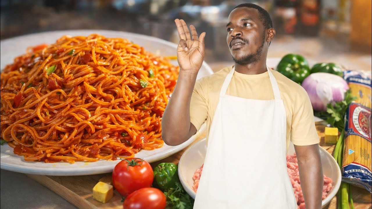 GUTEKA/AMAKARONI ARIYO SPAGHETT BOULOGNEZZ UKOWABIKORA😃