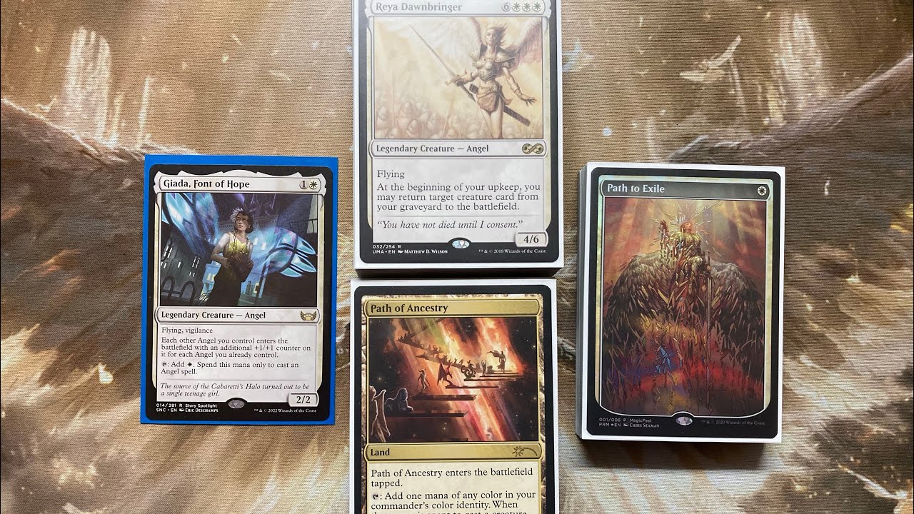 “Giada, Font of Hope” (Angel Tribal) Commander Deck Profile - MtG