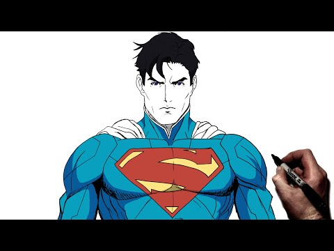 How To Draw Superman | Step By Step | DC