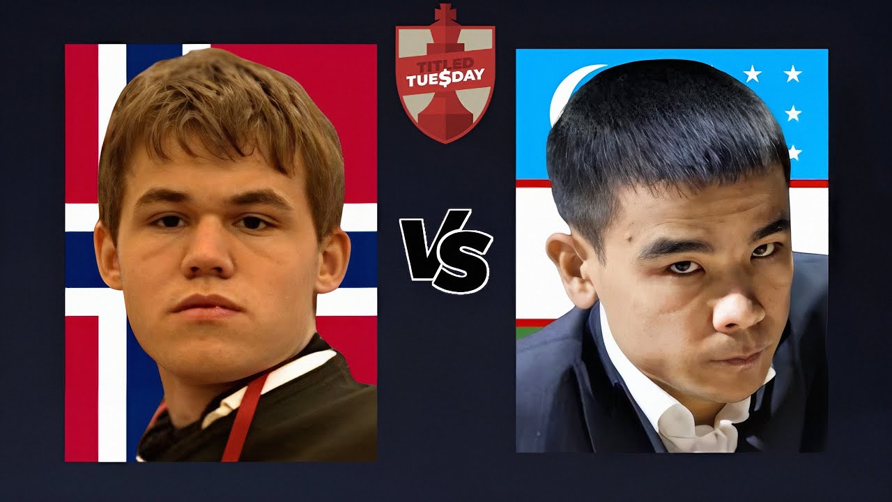 Magnus Carlsen vs Shamsiddin Vokhidov | Titled Tuesday | October 2025 | chesscom