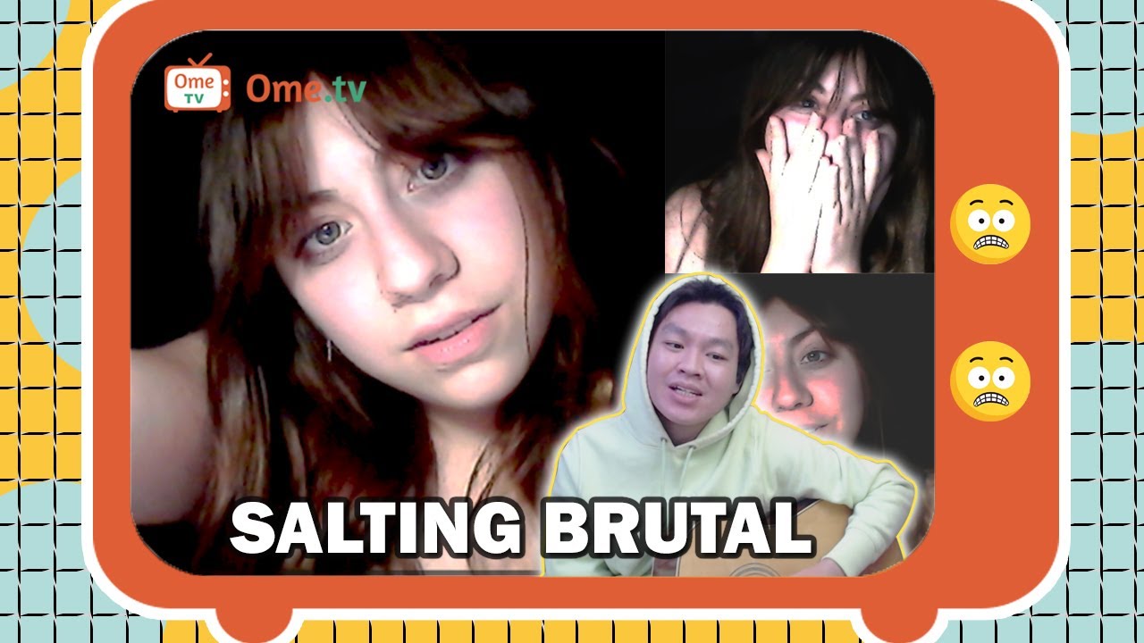 Ketika Bule Salting di Nyanyiin Cowok Indo (She Gets Shy When Serenaded) | Singing Reaction OmeTV