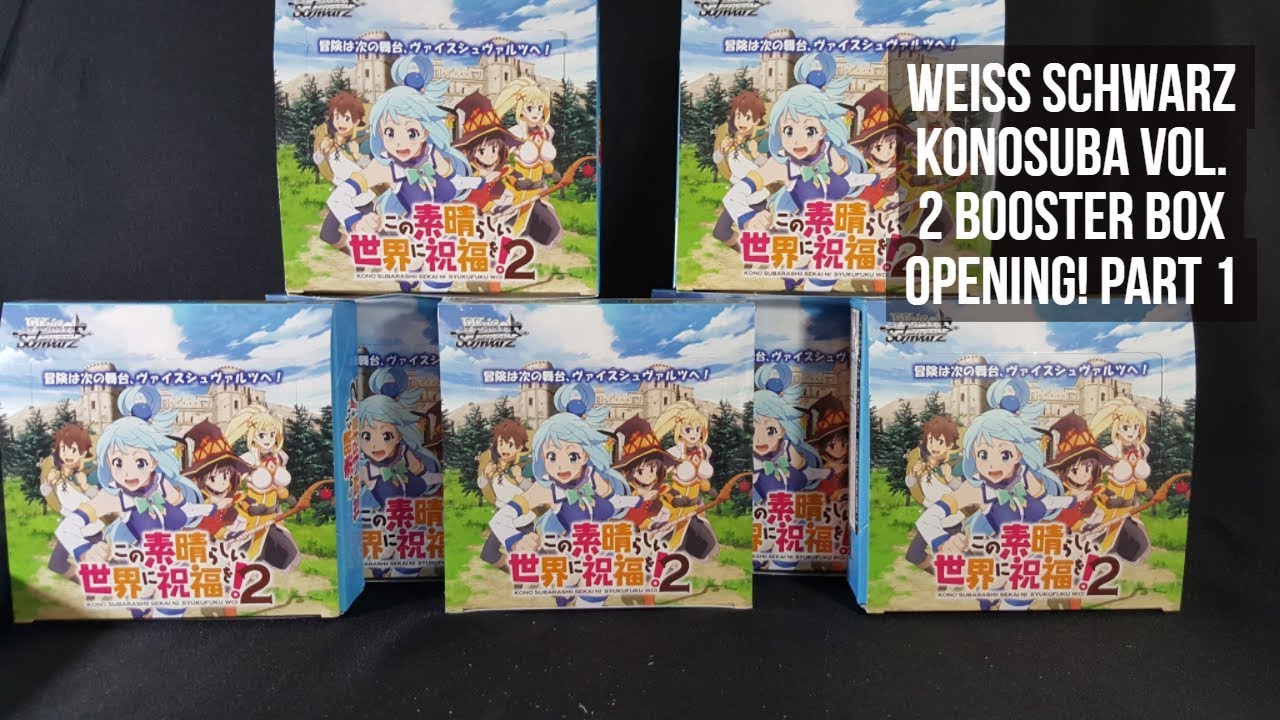 konosuba 2 booster box Weiss Schwarz - Konosuba God's Blessing on this Wonderful World Re:Edit