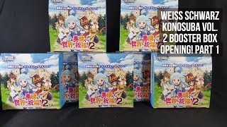 konosuba 2 booster box - God's Blessing on this wonderful world Re:Edit Whats more Weiss Schwarz Reprinted The Wrong