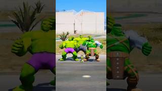 SPIDE-RMAN VS MINI HULK SUPERHEROES BATTLE #gta5 #shorts #spiderman #hulk