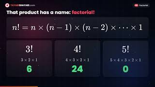 Permutations & Combinations Explained Visually | Factorial, nPr, nCr & Solved Question (3 Minutes)
