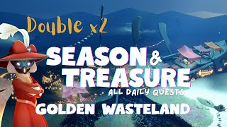 🌻Lilin Musim & Harta Karun & Hadiah Harian GANDA | Golden Wasteland | SkyCotl | NoobMode