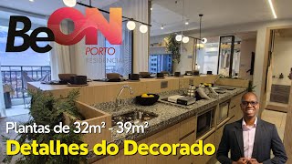 Decorado Beon Porto Residencial - Projeto de 32m² a 39 m²