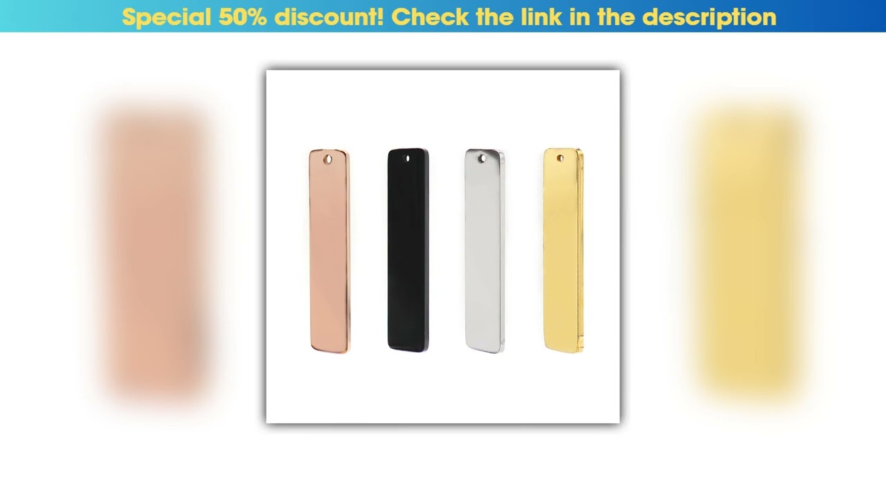 Limited 100PCS Dog Tag Personalized Pet Puppy Cat ID Engraved Custom Flat Rectangle Stainless Steel