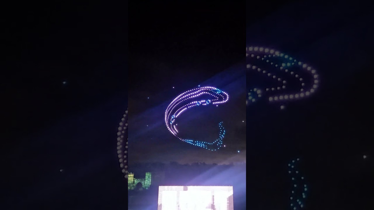 Amazing Drone Light Show Kynren S&DR200 2025