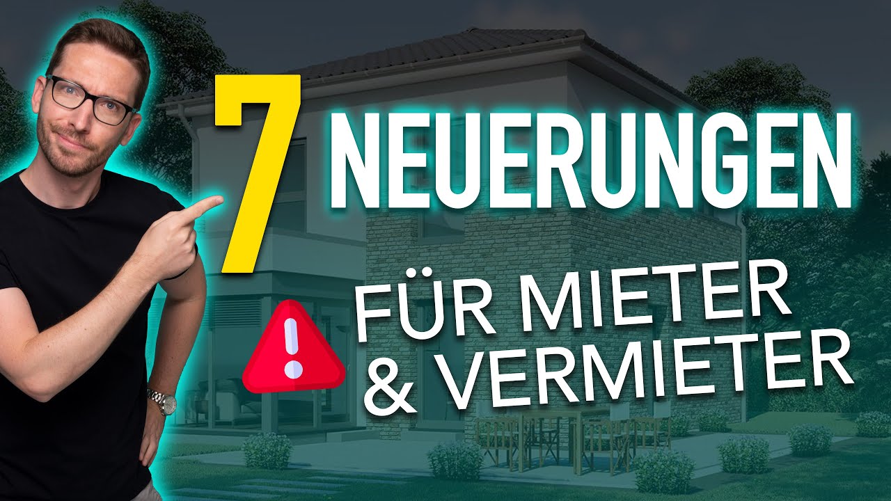 Diese 7 Änderungen MÜSSEN Mieter und Vermieter kennen! - YouTube