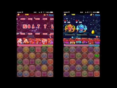 【パズドラ】シヴァ=ドラゴンは列だろ！って言われたので列組んでみた 【画面のみ】