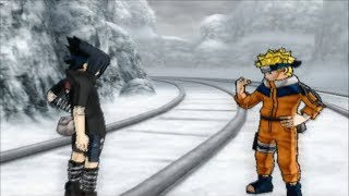 Naruto: Ultimate Ninja 2 - Sasuke Vs. Naruto [Snow Field map]