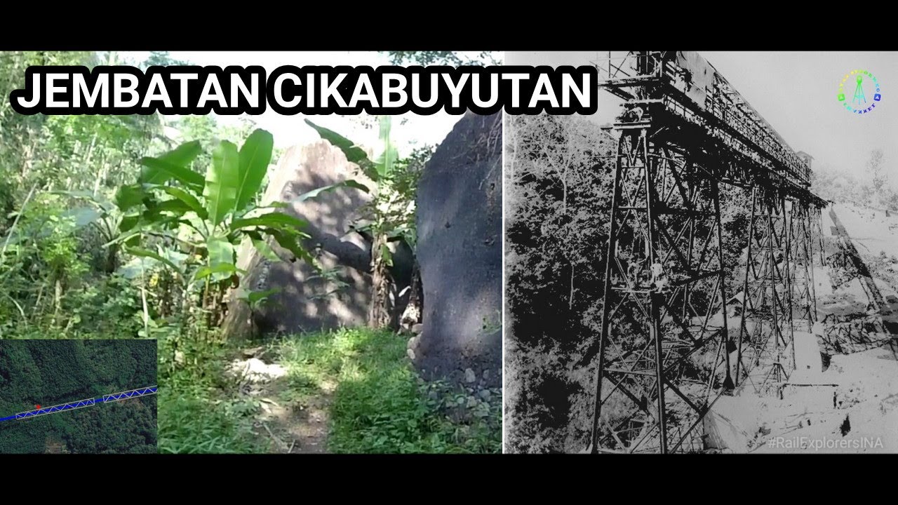 NASIB JEMBATAN KERETA API DI TENGAH HUTAN || Ekspedisi jalur kereta api Banjar - Cijulang.