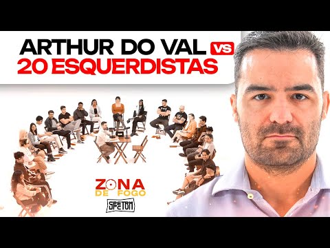 ARTHUR DO VAL (MAMÃE FALEI) vs 20 ESQUERDISTAS | ZONA DE FOGO