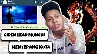 SIREN HEAD VS LONG HORSE 😱 | Long Horse Part 2 - Chat Story Horror #TERSERAM