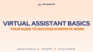[Webinar] Virtual Assistant Basics: Your Guide to Success in Remote Work | Virtual Assistant Jobs