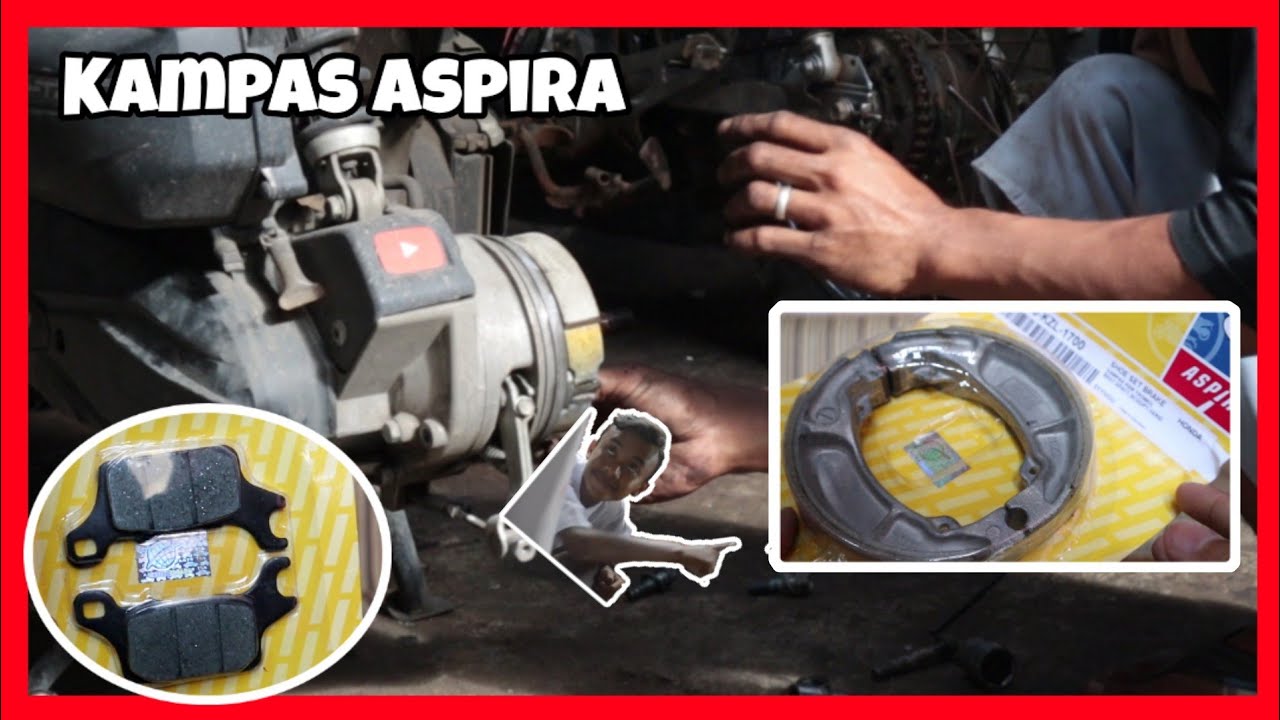 Ganti Kampas Rem Aspira Vario 150