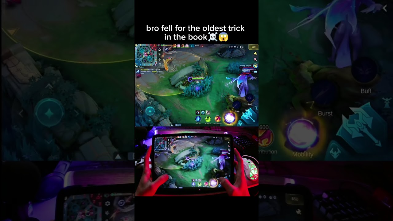 blue buff trick💀😂 