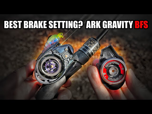 Ark Gravity BFS Fishing Reel - Testing Brakes for BEST Setting