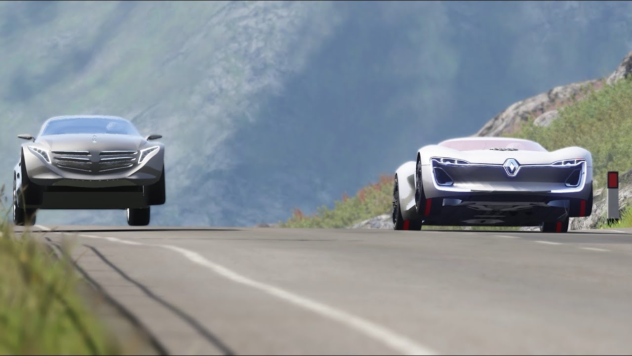 Renault Trezor vs Eletric Cars Battle at Highlands