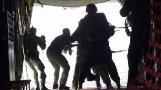Static Line Square Parachute Exit From a C130.wmv screenshot 2
