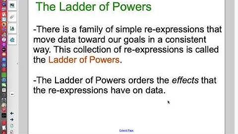 Chapter 9 Day 1 - Re-expression of data