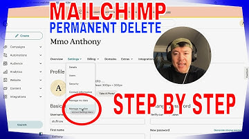 ✅  How To Permanently Delete MailChimp Account 🔴